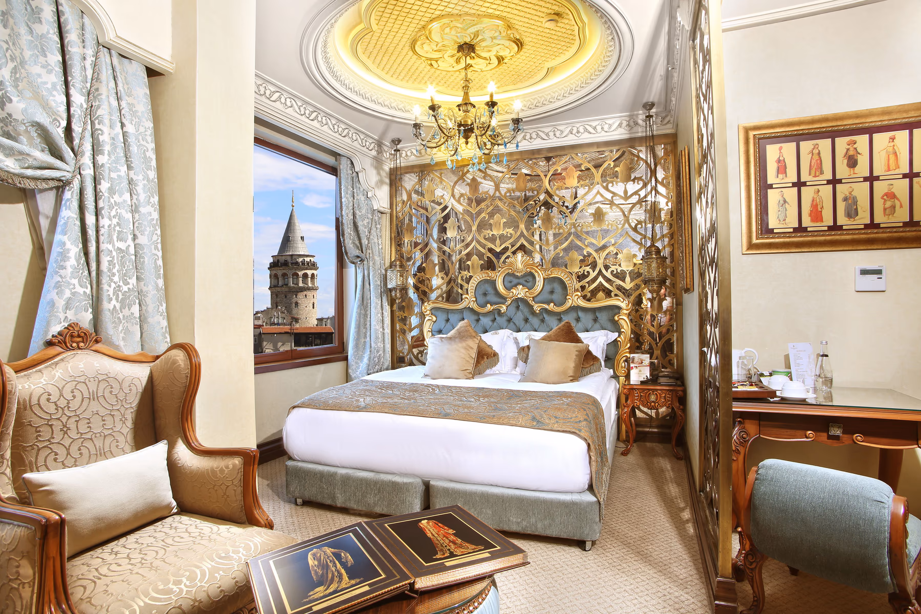 Guestroom with Galata Tower view