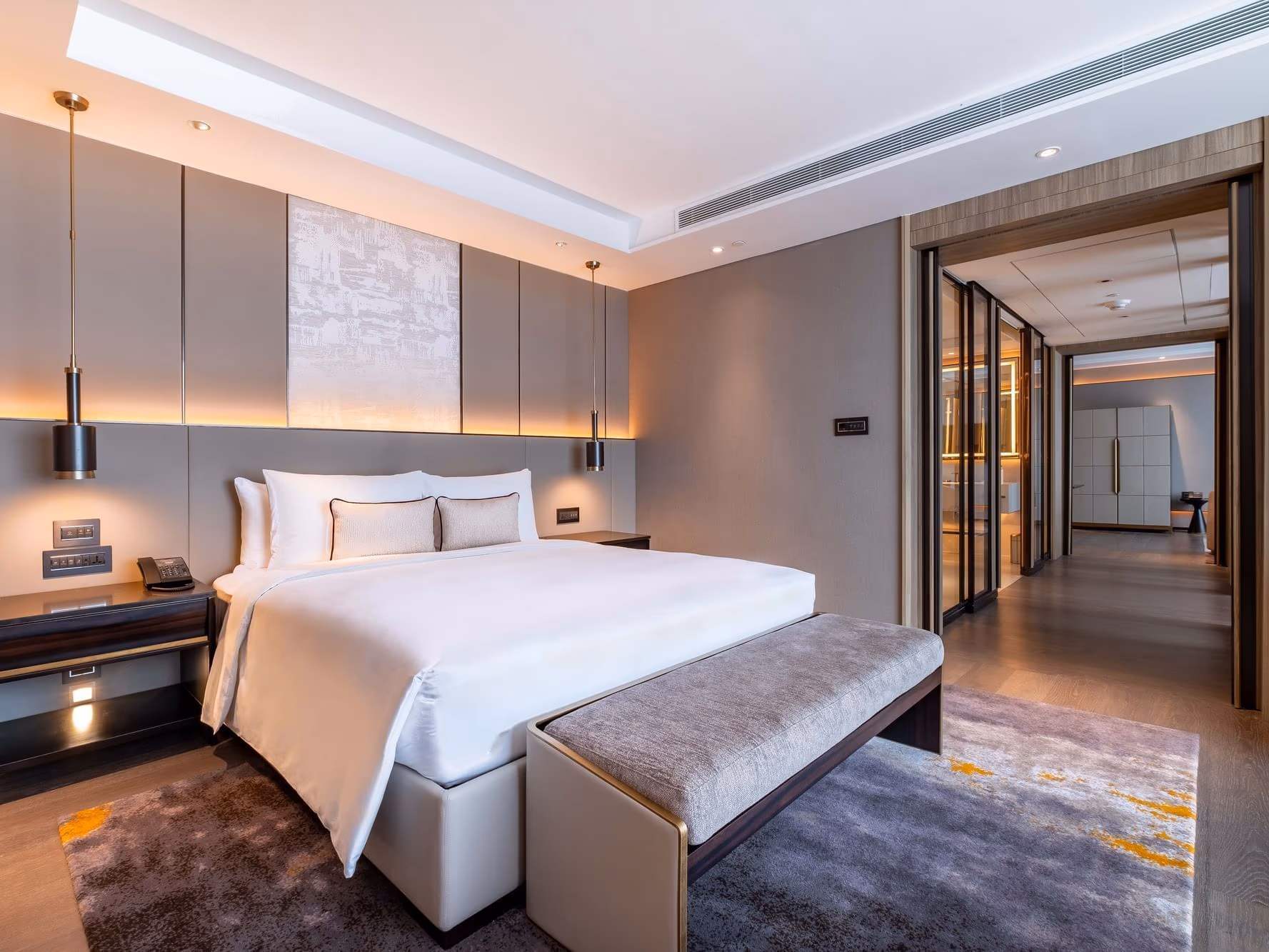 Two Bedroom Carlton Suite king bedroom