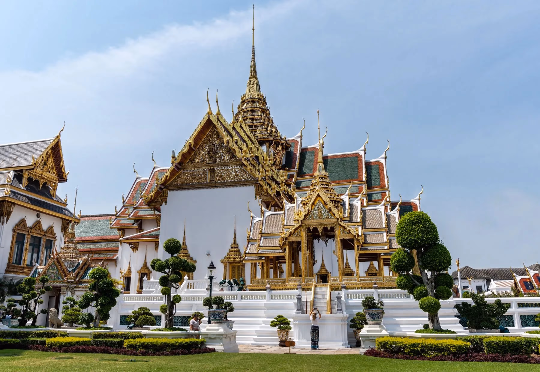 Temple architecture in Bangkok
