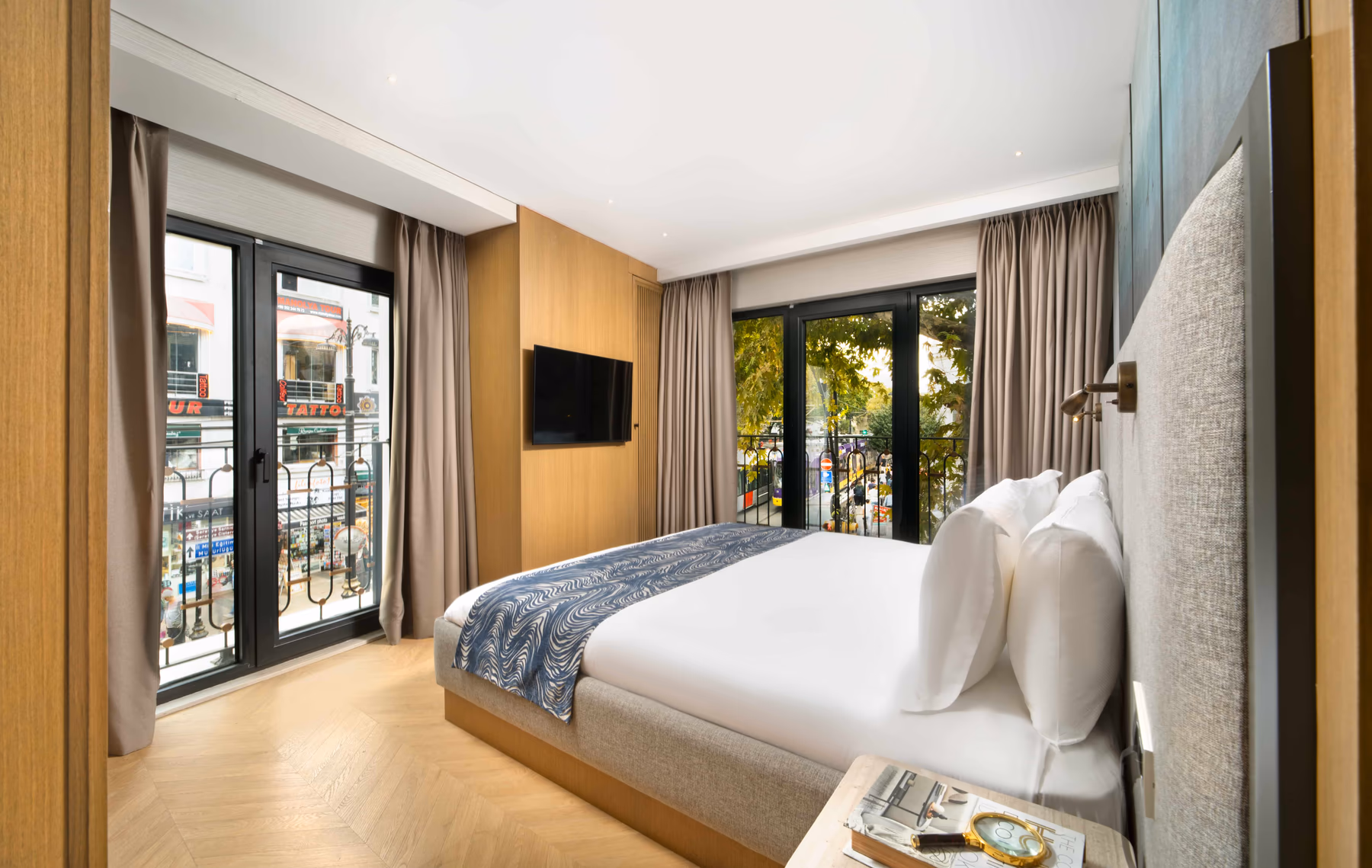 Penthouse bedroom