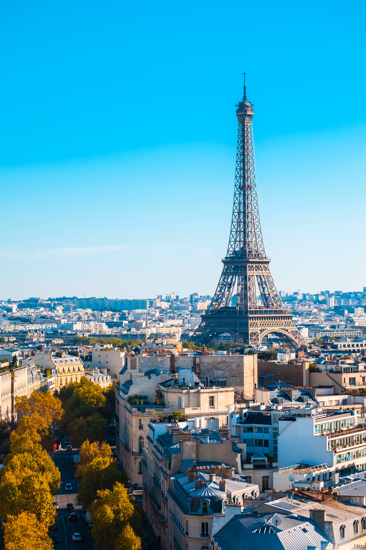 Eiffel Tower neighbourhood in Paris 