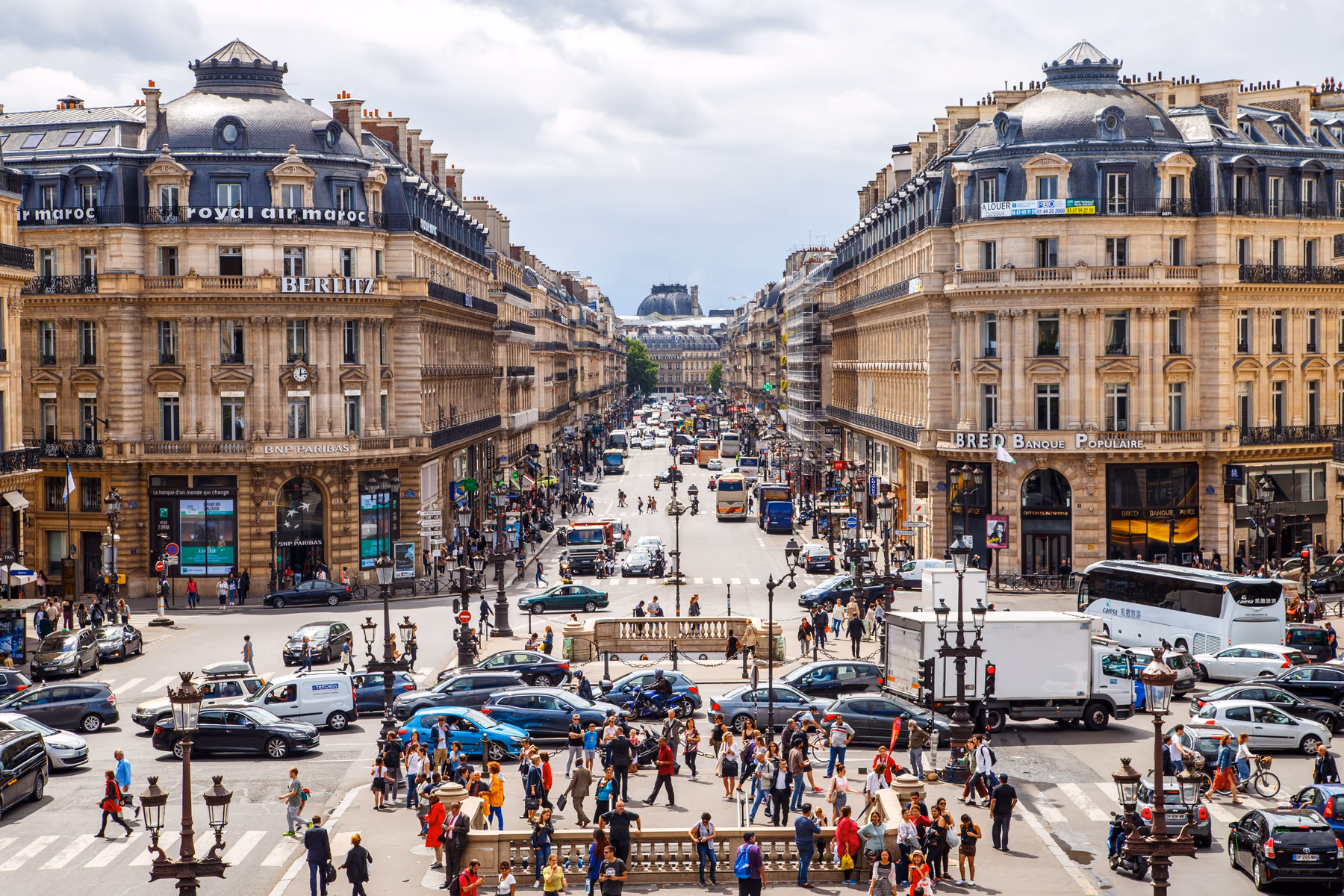 Place de l'Opera in Avenue de l'Opéra in Paris